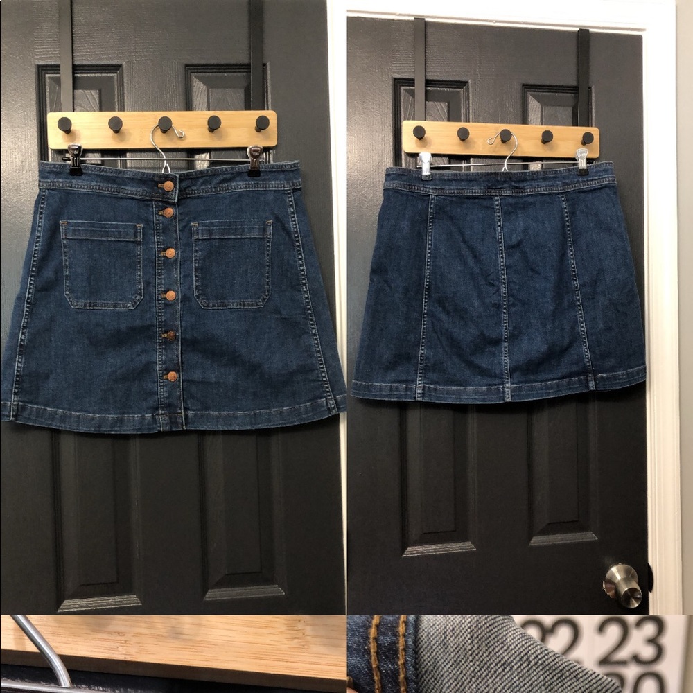 Denim Mini Skirt